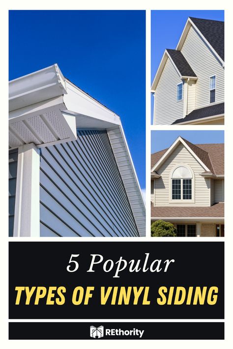 Vinyl siding has been an increasingly popular choice for homeowners in recent years due to its affordability and low maintenance requirements. Not only is it strong and durable enough to withstand the elements, but it also offers homeowners a wide range of options when it comes to style, color, and texture. From traditional lap siding to more unique accent styles, here are five popular types of vinyl siding you can choose from. Wide Vinyl Siding Exterior, Vinyl Siding Ranch Style House, House Exterior Colors Schemes Vinyl Siding, Monogram Siding Colors, Cream Vinyl Siding Houses, Norandex Siding Colors, 2024 Siding Trends, New Siding Ideas, House Siding Styles