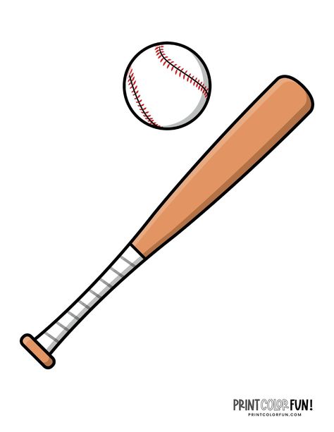 Baseball Bat Drawing, Baseball Drawing, Baseball Printables, Baseball Drawings, Baseball Things, Helmet Drawing, Bat Coloring Pages, Baseball Helmet, Baseball Mitt