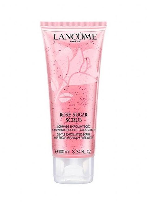 Lancôme Rose Sugar Exfoliating Scrub Rose Sugar Scrub, Lancome Rose, Exfoliating Face Scrub, Travel Skincare, Scrub Corpo, Face Scrub Homemade, Lip Exfoliator, Kevin Murphy, Exfoliating Scrub