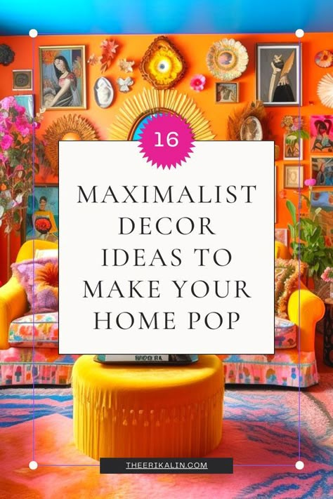 Dive into the lavish world of maximalist decor ideas! Elevate your space with vibrant maximalist decoration tips for a stunning maximalist interior. Explore maximalist living room, bedroom, and kitchen inspirations to transform your home. Discover more on our blog for eclectic maximalist home decor that resonates with your unique style! Diy Maximalist Decor Ideas, Maximalist Coffee Table Styling, Diy Boho Kitchen Decor, Maximalist Throw Pillows, Maximalist Diy Projects, Colorful Maximalist Decor Living Room, Eclectic Maximalism Living Room, Diy Maximalist Decor, Eclectic Maximalism Bedroom