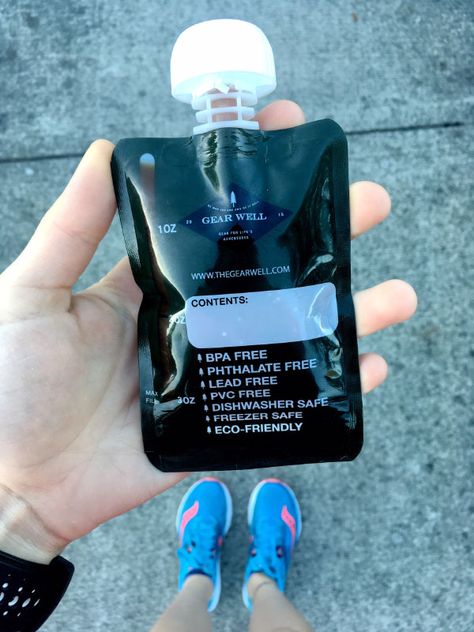 No more messy gel spills or GI distress on your run! Improve your fueling during your long runs with this EnduraPouch Fuel Pouch from the Gear Well. Homemade Energy Gel, Marathon Nutrition, Running Gels, Running Fuel, Fruit Pouches, Runners Food, Energy Gel, Natural Recipes, Hiking Food