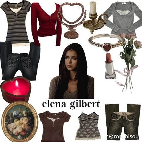 Vampire Diaries Elana From Vampire Diaries Outfits, Movie Fashion Outfits, Girlfriend Clothes, Elena Gilbert Style, Downtown Style, Vampire Diaries Fashion, Twilight Outfits, Vampire Diaries Outfits, Nerdy Outfits