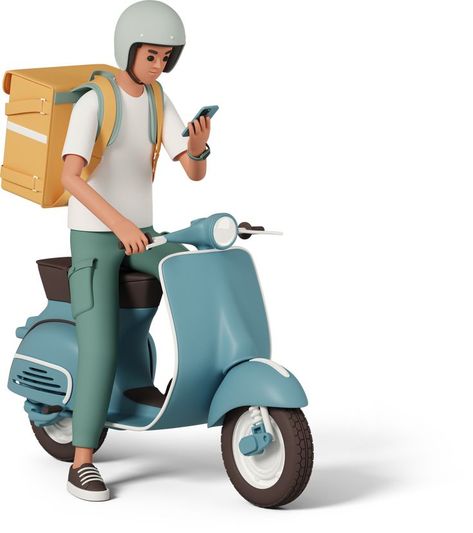 Scooter Illustration, Free Food Delivery, Delivery Boy, Location Pin, Graphic Design Tutorials Learning, Emoji Images, Photo To Cartoon, 3d Icons, Poster Background Design