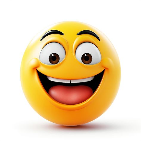 Photo smiley face with happy expression ... | Premium Photo #Freepik #photo #happy #smiley-face #smile-face #happy-face Happy Pictures Smile, Smile Emoji Photo, Happy Emoji Faces, Sleeping Emoji, Emoji Happy Face, Emoji Happy, Happy Emoticon, Smiley Face Emoji, Happy Emoji