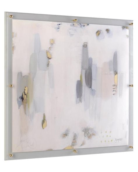 John-Richard - 40"W X 40"H X 2"D Jennifer Poe's Meet You There Metallic Overlay, John Richard Collection, Words On Canvas, Grey Panels, John Richard, Hanging Paintings, Boho Diy, Acrylic Art, Watercolor Paper