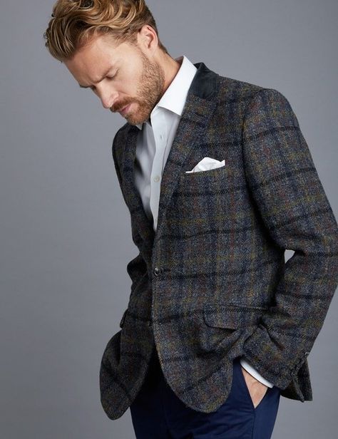 Mens Plaid Blazer Outfit, Plaid Blazer Outfit Men, Brown Plaid Blazer Outfit Men, Charcoal Blazer Outfit Men, Men’s Blazer Outfits, Mens Blazer Styles Classy, Plaid Blazer Men, Unstructured Blazer Men, Grey Blazer Outfit Men