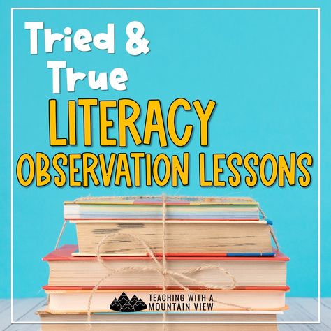 Observation-Approved Literacy Resources: Tried and True Literacy Teacher Observation Lessons  - Teaching with a Mountain View Teacher Observation, Classroom Observation, Reading Lesson Plans, Classroom Management Strategies, Literacy Lessons, Literacy Resources, 4th Grade Reading, Foundational Skills, Reading Groups