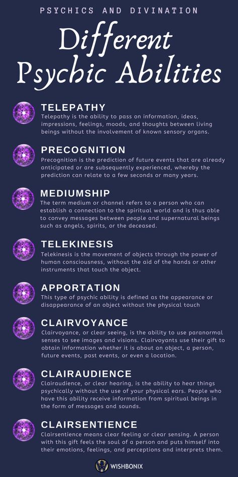 Some people inherit mystic traits or affinities to certain abilities, such as psychic abilities. All people who develop psychic abilities have access to all their gifts but some only chose to practice a few. Some of these psychic abilities are telepathy, precognition, mediumship, telekinesis, apportation, clairvoyance, clairaudience, clairsentience, and scrying among many more. Psychic Aesthetic, Occult Studies, Clairvoyant Psychic Abilities, Psychic Intuition, Bahasa Jepun, Intuitive Empath, Wiccan Spell Book, Witchcraft Spell Books, Witch Spell Book