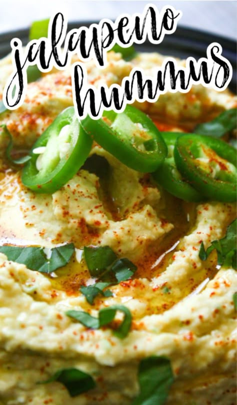 Avocado Jalapeño Hummus, Jalapeño Hummus, Classic Hummus Recipe, Cilantro Hummus, Jalapeno Hummus, Best Hummus Recipe, Tartiflette Recipe, Classic Hummus, Appetizers Easy Dips