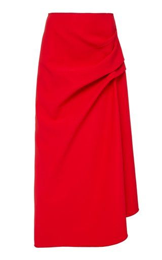 Acler | Moda Operandi Skirt Outfits Ideas, Bridesmaid Dresses Ideas, Skater Outfits, Polka Dot Midi Skirt, Crepe Skirt, Crepe Skirts, Designing Ideas, Georgette Dress, Fashion Skirts