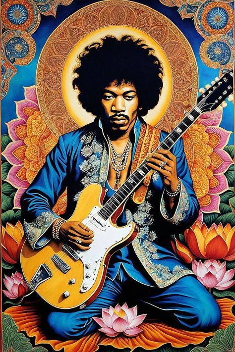 Rock Band Pictures, Jimi Hendrix Wallpaper, Jimi Hendrix Woodstock, Rock Music Art, Vintage Band Posters, Vintage Music Art, Jimi Hendrix Art, Jimi Hendrix Poster, Metal Album Covers