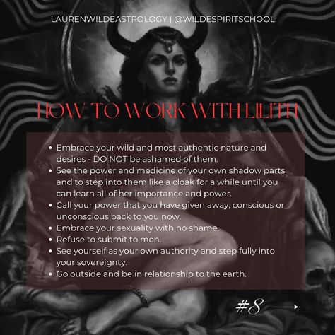 How To Connect With Lilith, How To Call Upon Lilith, Sagittarius Lilith Aesthetic, Lilith Symbol Wallpaper, Symbols Of Lilith, Lilith Goddess Mythology, Lilith Worship, Libra Lilith, Lilith Witchcraft