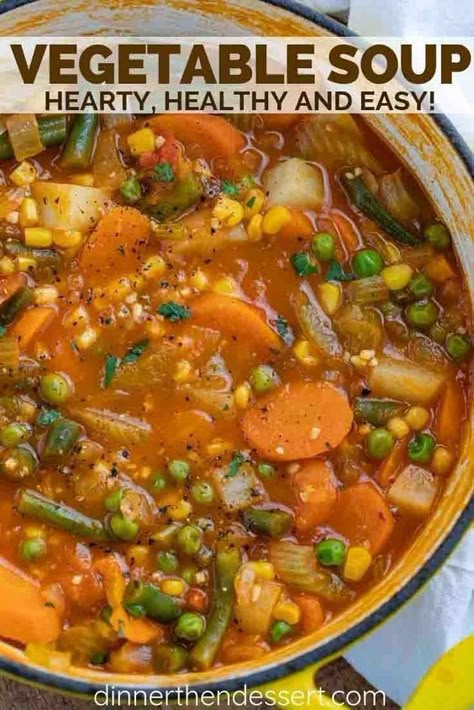 Healthy Soup In Crockpot, Veggie Barley Soup Recipes, High Colestral Diet Recipes, Freezer Vegetable Soup, Carrots Celery Potatoes, Carrot And Potatoes Recipes, Vegetable And Potato Soup, Easy Veggie Crockpot Recipes, Vegitaren Soup Recipes Easy