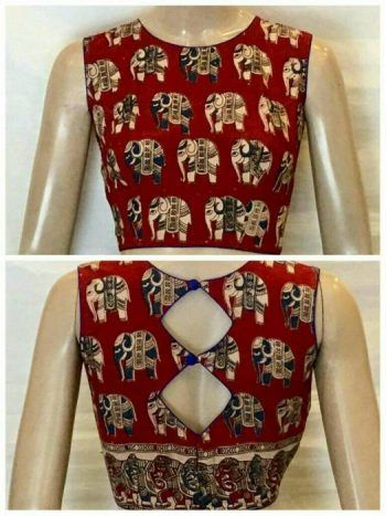 30 Unique Pattu saree blouse designs: Traditional Indian Saree Kalakari Blouses Design, Round Neck Blouse Design, Blouse Design Back Neck, Blouse Design Back, ब्लाउज बैक नेक डिजाइन, Latest Blouse Design, Blouse Back Neck Design, Blouse Back Neck, Kalamkari Blouse