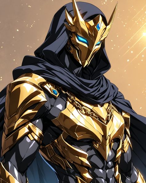 the golden warriors Gold Character Art, Gold Armor Concept Art, Golden Mask, Golden Warriors, Gold Character, Gold Drawing, Gold Armor, Great Warriors, Lion Mask