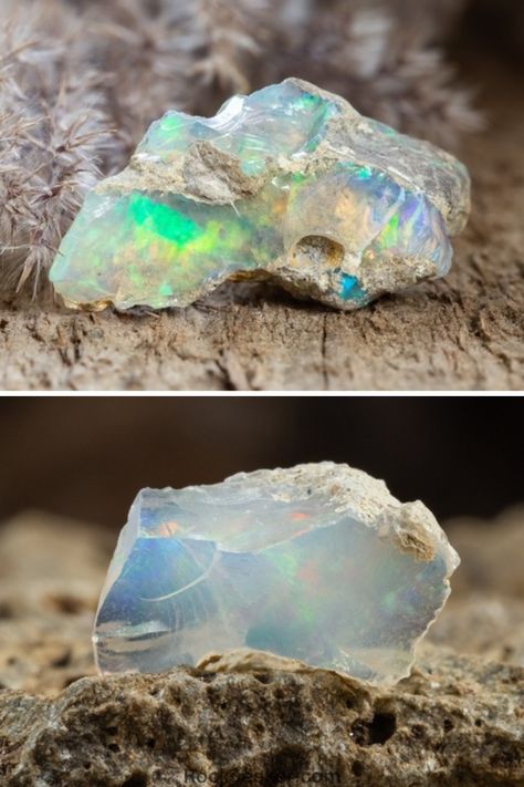 two raw opal stones Rock Hounding Utah, Rockhounding Oregon, Rock Tumbler Diy, Rockhounding Washington, Gem Hunting, Gem Hunt, Rock Collecting, Geode Rocks, Gold Prospecting