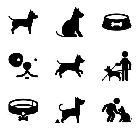 Dog Icons - 6,119 free vector icons - Page 4 Dog Pictogram, Food Truck Poster, Pet Icon, Dog Symbol, Dog Website, Pet Brand, Logo Dog, Gfx Design, Dog Icon