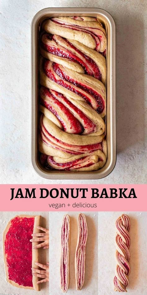 Easy Pudding Recipes, Jam Donut, Desserts Thanksgiving, Babka Recipe, Thanksgiving Menu Ideas, Bread Appetizers, Easy Bread Recipes, Thanksgiving Menu, Baking Sweets