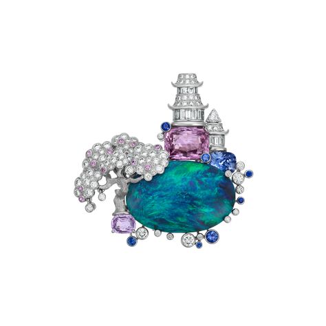 VAN CLEEF & ARPELS MULTI-GEM AND DIAMOND 'LES JARDINS' BROOCH Ammolite Jewelry, Van Cleef And Arpels, Diamond Brooch, Van Cleef Arpels, Van Cleef, Opal Jewelry, Vintage Costume Jewelry, High Jewelry, Vintage Costumes