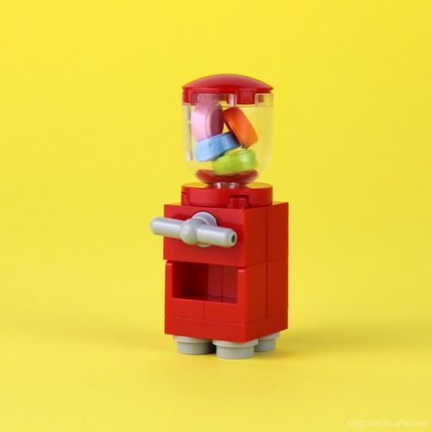 LEGO Gumball Machine Tutorial | Video building instructions … | Flickr Hot Dog Cart, Lego Creator, Building Instructions, Gumball Machine, American Icons, Building Tips, Build Something, Lego Building, Tutorial Video