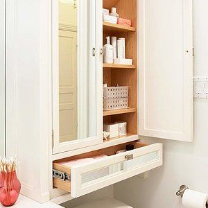 Bathroom Storage Cabinets Bathroom Cabinets Over Toilet, Bathroom Storage Over Toilet, Over Toilet Storage, Over Toilet, Decor Baie, Design Blogs, Small Bathroom Storage, Creative Storage, Trendy Bathroom