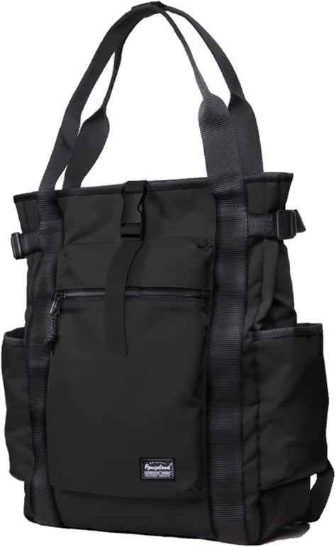 Amazon.com: Rangeland Unisex Laptop Tote Backpack Convertible Lightweight Durable Stylish Everyday Shoulder Tote bag Backpack with Water Bottle Pocket for Women Work Travel School, Blue-Green : Electronics Tote Bag With Water Bottle Pocket, Bag Pocket Design, Teachers Bag, Man Tote Bag, Tote Bag Backpack, Backpack Sewing, Navy Backpack, Work Backpack, Backpack Tote