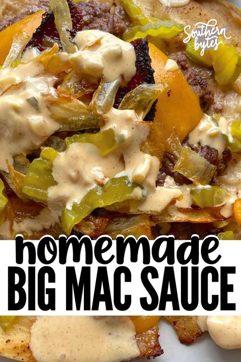 Big Mac Sauce is the perfect balance of tangy, creamy, and slightly sweet flavors, all coming together to create a taste sensation like no other. This legendary condiment is the secret behind McDonald's iconic Big Mac, and now you can enjoy a homemade version in the comfort of your own kitchen. Homemade Special Sauce, In And Out Special Sauce Recipe, Mcdonald’s Special Sauce Recipe, Mcdonald’s Mac Sauce, Mcdonalds Special Sauce Recipe Big Mac, How To Make Big Mac Sauce Mcdonald's, Copycat Mac Sauce, Big Mac Burger Sauce, Big Mac Sauce No Ketchup