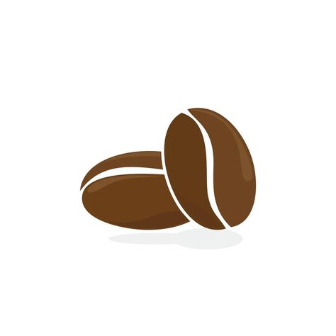 Coffee Bean Logo, Clever Logo Design, Clever Logo, Simple Signs, Coffee Signs, Coffee Bean, The Coffee, Coffee Beans, Vector Design