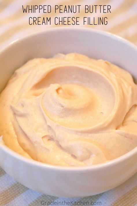 Peanut Butter Cream Cheese, Whipped Peanut Butter, Peanut Butter Cream, Butter Cream Cheese Frosting, Cake Filling Recipes, Medicine Tips, Filled Cupcakes, Healthy Food Facts, Peanut Butter Filling