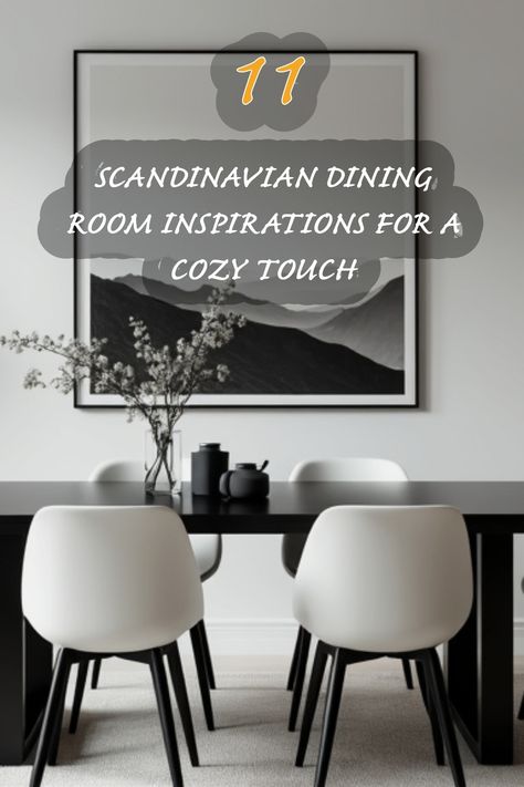 I love the simplicity and coziness of Scandinavian design! This dining room features clean lines and a minimalist aesthetic that creates a warm and inviting atmosphere. The black and white palette, paired with natural textures, makes it perfect for any gathering. Let’s explore 11 inspiring ideas to bring a cozy touch to your dining space! Scandinavian Dining Room Ideas, Japandi Dining Room, Organic Modern Kitchen, Dining Room Design Ideas, Cozy Scandinavian, Scandinavian Dining Room, Modern Farmhouse Living, Scandinavian Dining, White Palette