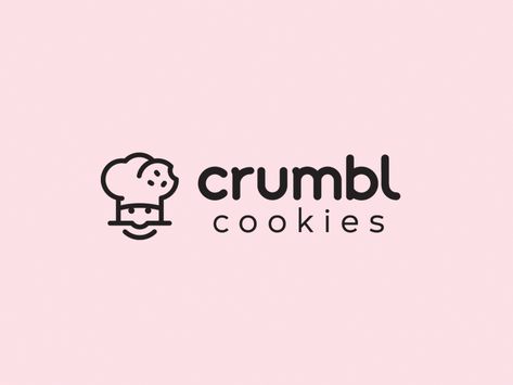 Crumbl Cookies logotype by Gitson Media - Creative Agency on Dribbble Cookie Logos Design, Cookie Logo Design Ideas, Cookie Logo, Cookies Logo, Crumble Cookie, Crumble Cookies, Cookies Branding, Baking Logo, Crumbl Cookies