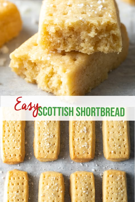 Best Shortbread Cookie Recipe, Easy Shortbread Cookie Recipe, Shortbread Recipe Easy, Best Shortbread, Scottish Shortbread Cookies, Best Shortbread Cookies, Scottish Shortbread, Shortbread Cookies Easy, Short Bread