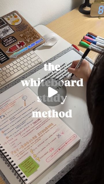 Angela | Nursing Student on Instagram: "Studying using active recall (the whiteboard method) has saved my life in nursing school!🤗🫶🏼📚  Nurse | nursing | nursing student | studying | nurse life   #nursing #studygram #nursingschool #studying #nursingstudent" Nursing School Notebook, Nursing School Fundamentals, How To Take Nursing School Notes, Studying In Nursing School, Whiteboard Method Studying, Nursing School Goals, Nursing Student Accessories, Nurse Dream Board, Whiteboard Study Method