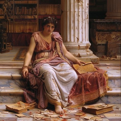 The life and murder of ancient scholar Hypatia of Alexandria #OmniumGatherum https://library.hrmtc.com/2024/05/10/the-life-and-murder-of-ancient-scholar-hypatia-of-alexandria/ Ancient Library Of Alexandria, Library Of Alexandria Aesthetic, Library Alexandria, Hypatia Of Alexandria, The Library Of Alexandria, Alexandria Library, Ancient Alexandria, Scholar Aesthetic, Athena Cabin