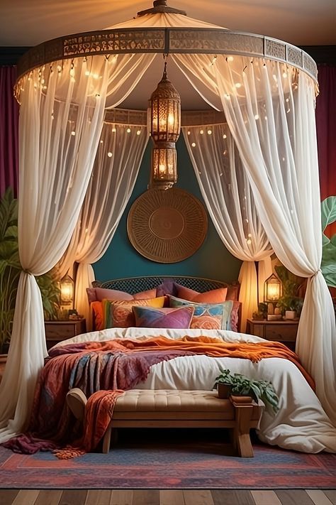 Paint Color Ideas For Bedroom, Arabian Bedroom Ideas, Luxury Hotel Room Design, Paint Colors For Bedroom Walls, Color Ideas For Bedroom, Ideas For Bedroom Walls, Colors For Bedroom Walls, Arabian Bedroom, Moroccan Bedroom Decor