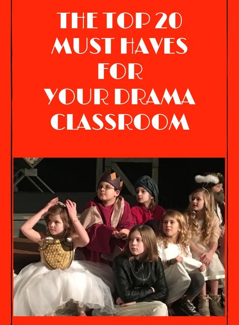 The Top 20 "Must Haves" for Your Drama Classroom Drama Teacher Classroom, Drama Classroom, Thanksgiving Play, Middle School Drama, Theatre Classroom, Drama Activities, Technical Theatre, Teaching Theatre, Theatre Education