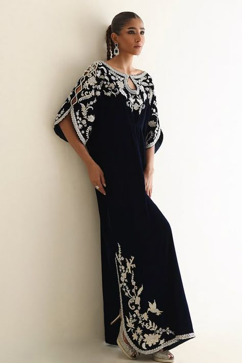 Get your last minute outfit fix with our Luxurious Ready to Deliver range - Delivered to your door step as fast as within One Week! Mother Clothing, Kaftan Designs, Velvet Dress Designs, Elegant Outfit Classy, Moroccan Fashion, Iranian Women Fashion, Desi Fashion Casual, Design Fails, Woman Suit Fashion