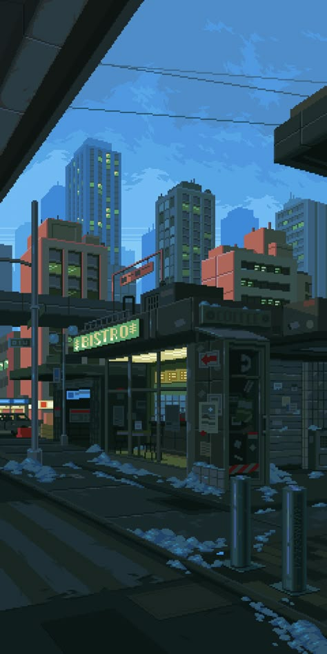 Waneella Pixel Art, Gif Wallpapers, Pixel City, Gif Pixel, Retro Games Wallpaper, Pixel Art Gif, Pixel Wallpaper, Pixel Art Landscape, Pixel Gif