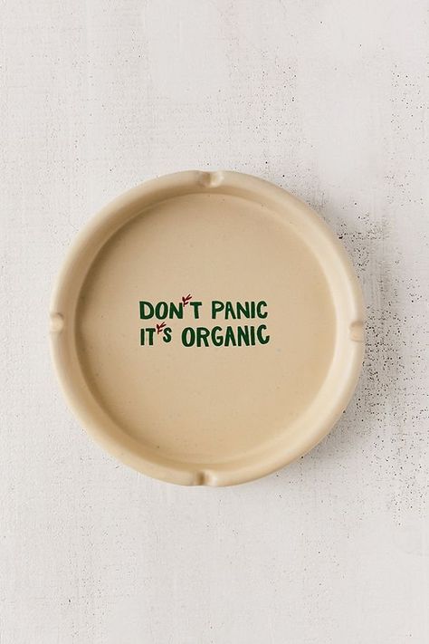 Don’t Panic Ashtray | Urban Outfitters Hippy Room, Diy Tray, Puff And Pass, Decor Guide, High Life, Ashtrays, Cool Diy, Interior Design Living Room, Resin Art