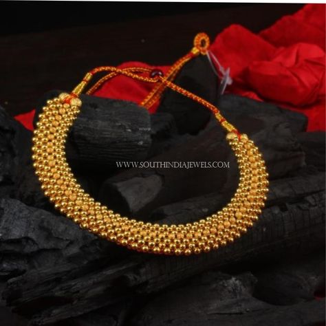 Gold Necklace Designs Below 10 Grams With Price ~ South India Jewels 10 Grams Gold Necklace, Gold Necklace Wedding, 1 Gram Gold Jewellery, Gold Jewelry Outfits, Gold Necklace Indian, Gold Jewelry Simple Necklace, Gold Necklace Indian Bridal Jewelry, Antique Jewelry Indian, Gold Pendant Jewelry