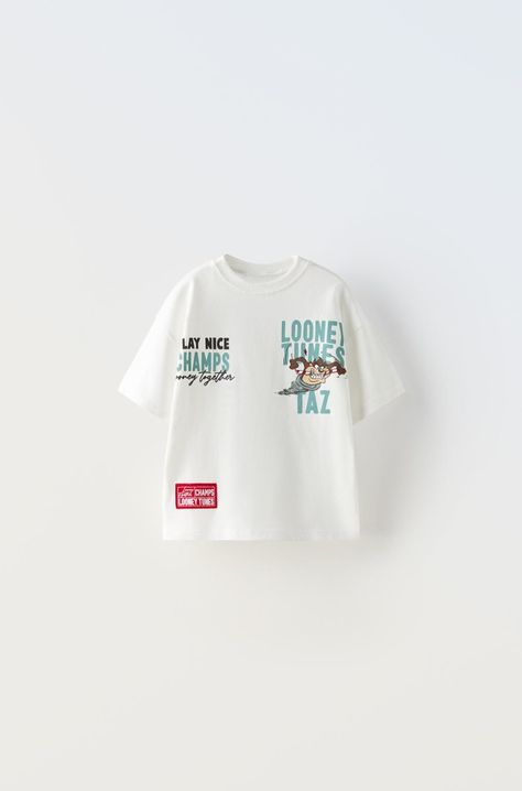 ZARA KIDS 1-6 Years SS24 Looney Tunes sports tshirt :: Behance Lake Town, Diy Rugs, Future Son, Zara Portugal, Denim Dungarees, Kids Rain, Kids Tshirt, Print Design Pattern, Rene Magritte