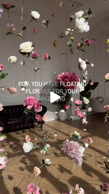 Umair Kabani | Developer & Realtor on Instagram: "You have floating florals for your wedding 
#weddingflowers #indianwedding #pakistaniwedding #weddingdecorations #weddingflorals #floralart" Floating Florals Wedding, Floating Floral Backdrop, Floating Flowers Wedding, Floating Floral Arrangements, Proposal Setups, Floating Flower Centerpieces, Flower Wedding Decorations, Floating Roses, Floating Florals