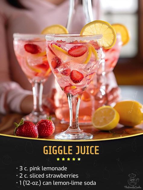 Easy and tasty recipes | Giggle Juice | Facebook Giggle Juice, Giggle Juice Recipe Moscato, Giggle Juice Recipe, Hippie Juice Recipe Gallon Pink Lemonade, Cheap Jungle Juice Recipe, Vodka And Grapefruit Juice, Picnic Drinks, Simply Watermelon Juice Cocktail, Homemade Snacks Recipes