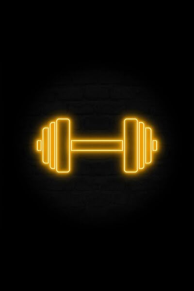 Golds Gym Wallpaper, Gym Icons, Bodybuilding Logo, 80s Synthwave, Gym Icon, Gym Wallpaper, Bad Attitude Quotes, Fitness Icon, Neon Words