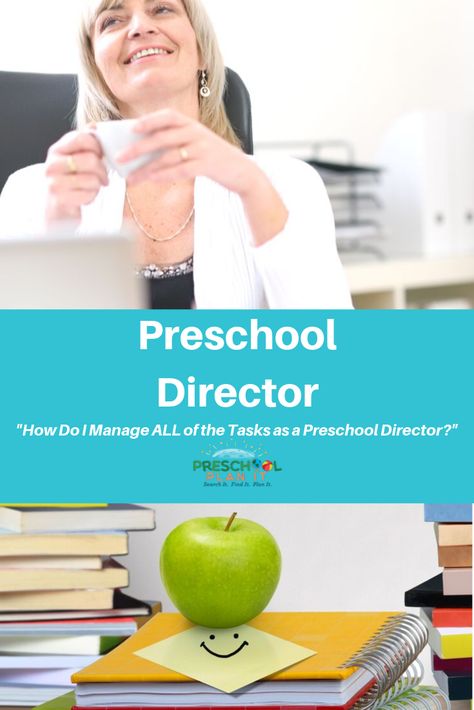 The tasks and responsibilities of a preschool director are many! This free website will provide the information you need to manage those varied tasks! Director Of Preschool, Preschool Administration Office, Preschool Director Organization, Childcare Director Office, Daycare Director Organization, Childcare Director Office Decor, Preschool Office Decor Ideas, Preschool Director Office, Preschool Director Office Decor Ideas