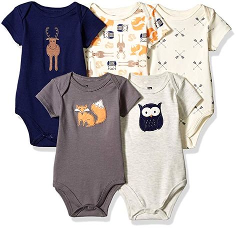 Trendy Baby Clothes, Baby Boy Clothes Newborn, Baby Unisex, Hudson Baby, Fashionable Baby Clothes, Cotton Bodysuit, Trendy Baby, Baby Outfits Newborn