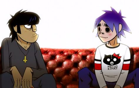 Gorillaz Murdoc, Cute Hugs, Music Hacks, 2d And Murdoc, 2-d Gorillaz, 2d Gorillaz, Murdoc Niccals, Russel Hobbs, Emotional Affair