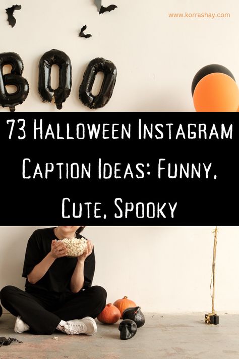 Spooky Monday Quotes, Ghost Face Instagram Captions, Halloween Quotes￼, Halloween Weekend Quotes, Ready For Halloween Quotes, Halloween Catchy Phrases, Spooky Season Instagram Captions, Funny Spooky Quotes, Snarky Halloween Quotes