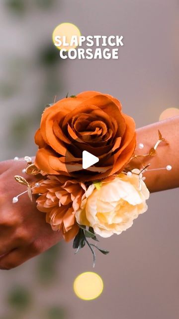 Blossom on Instagram: "Easy DIY Corsage & Bouquet Ideas to Elevate Your Wedding Design!" Silk Flower Wrist Corsage Diy, Diy Corsage Wristlet Real Flowers, Artificial Flower Corsage Diy, Fabric Corsage Diy, Slap Bracelet Corsage Diy, Diy Corsage Wristlet Fake Flowers, Homemade Corsage Wrist, Diy Wrist Corsage With Fake Flowers, Mother Of The Bride Flowers Corsage