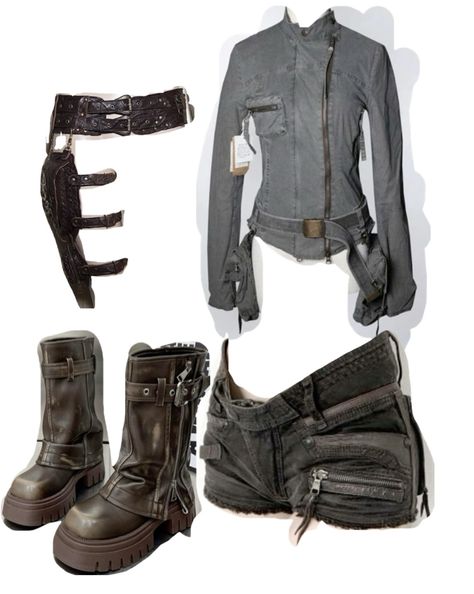 Apocalyptic Outfit Female, Dystopian Apocalypse Outfit, Maze Runner Outfits Ideas, Dystopian School Aesthetic, Twd Photoshoot, Apocalypse Style Clothing, Cyberpunk Apocalypse Outfit, Divergent Inspired Outfits, Zombies Apocalypse Survival Outfit